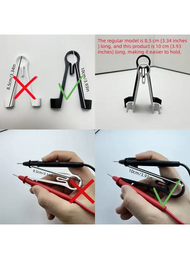 حامل القلم المتعدد الأحمر أداة مساعدة للعمل بيد واحدة حامل مسبار عالمي - Image 3