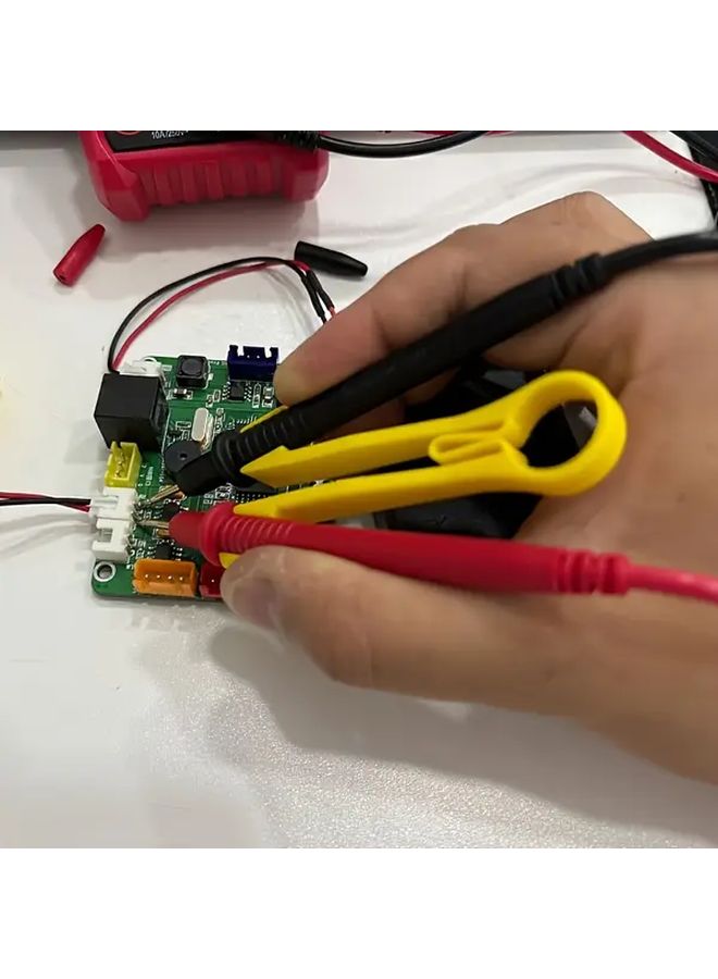 حامل القلم المتعدد الأحمر أداة مساعدة للعمل بيد واحدة حامل مسبار عالمي - Image 5