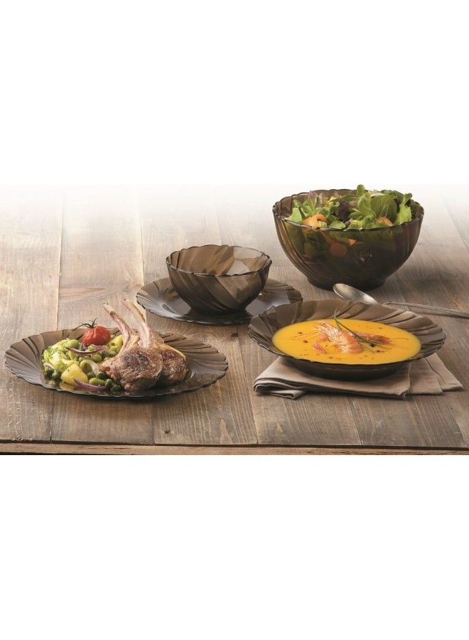 DURALEX Elegant 44-Piece Glass Dinnerware Set from Duralex – Made in France - Image 1