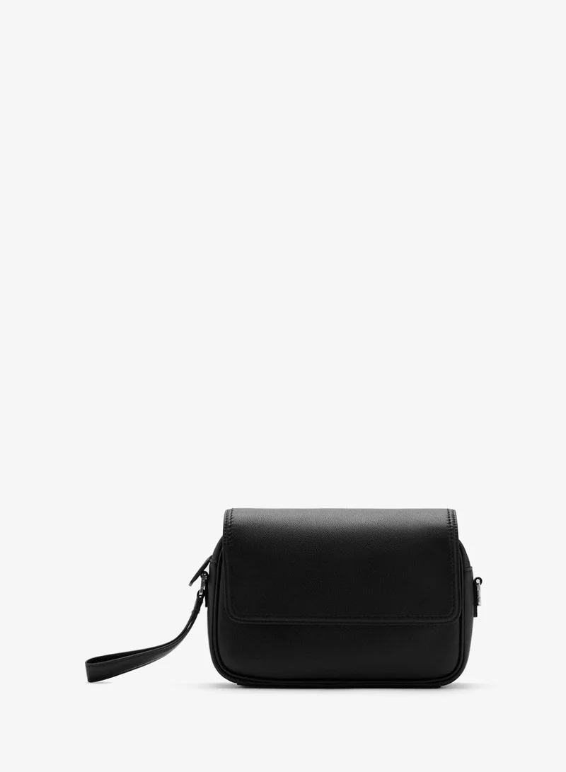 مانجو مان Leather Strap Bag
