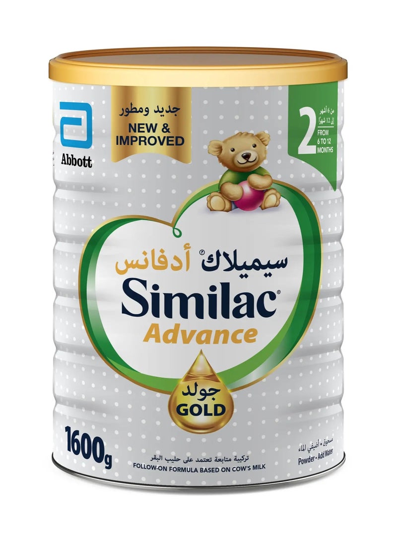 سيميلاك جولد حليب المرحلة 2 1600جم - Image 1