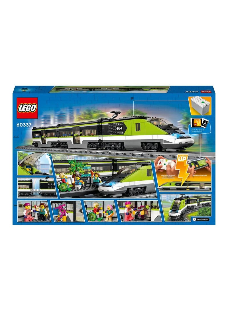LEGO City Express Passenger Train Set 60337, Ages 7 Years+, 86cm Long, Remote-Controlled, 6 Minifigures, 24 Tracks - Image 2