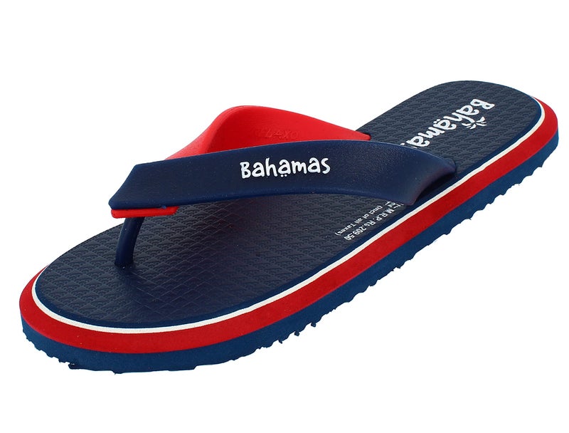 BAHAMAS Men Navy Red Flip-Flops-10 UK (44 2/3 EU) (BH0127G_NVRD0010) - Image 1
