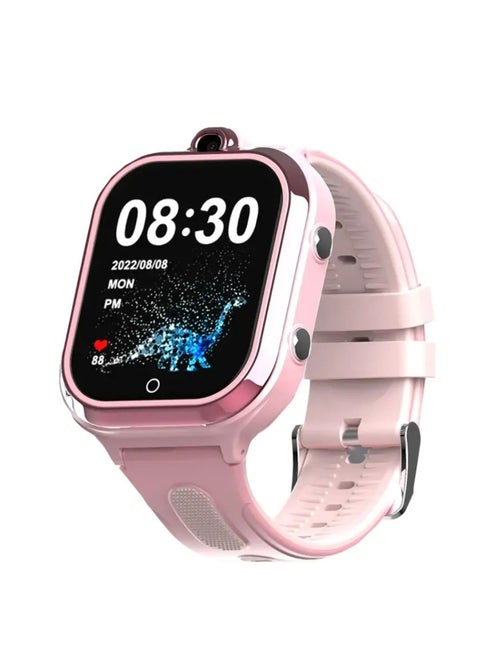 Kids 1.85" Smart Watch with GPS Tracking, 3-4 Days Working Time, SOS Call, Video Call, & Voice Chat, HD Camera, 1GB RAM, 2-Way Phone Call - Pink