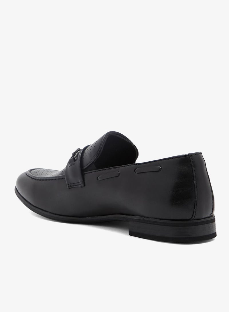 Robert Wood Metal Trim Saddle Formal Slip Ons - Image 2