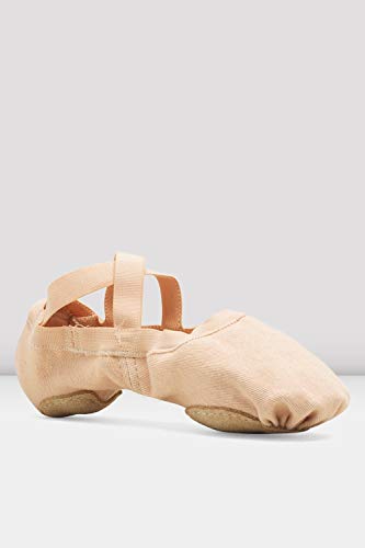 Bloch Dance Women's Synchrony Split Sole Stretch Canvas Ballet Slipper/Shoe, Pink, 5 - Image 4