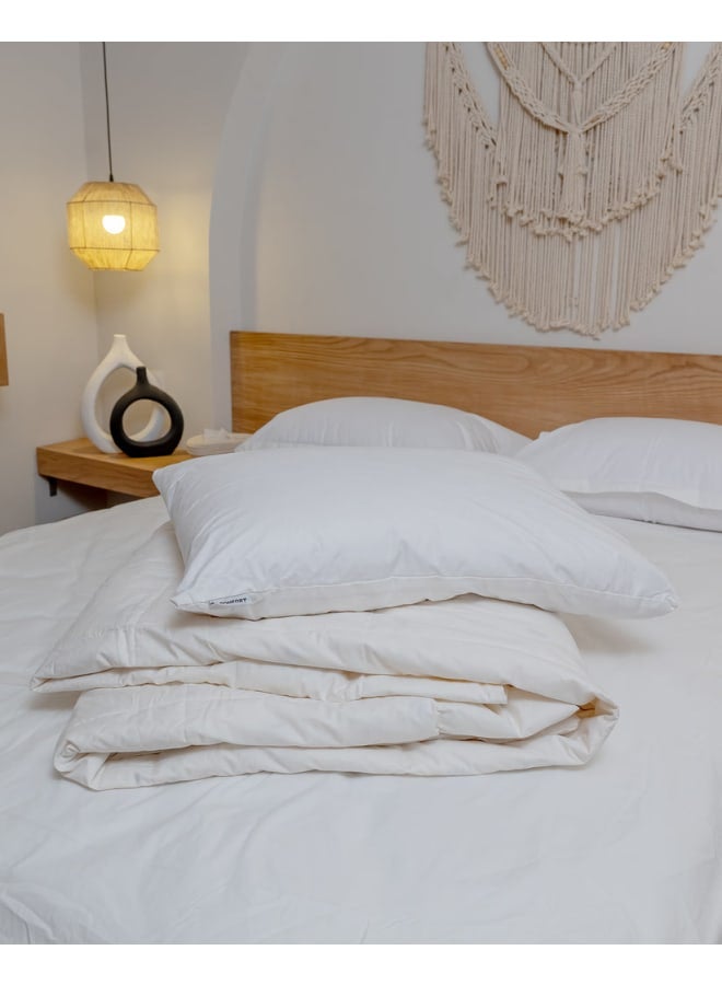 ب كومفورت  مخدة ريش نعام طبيعي فندقية 50*70 - Image 1