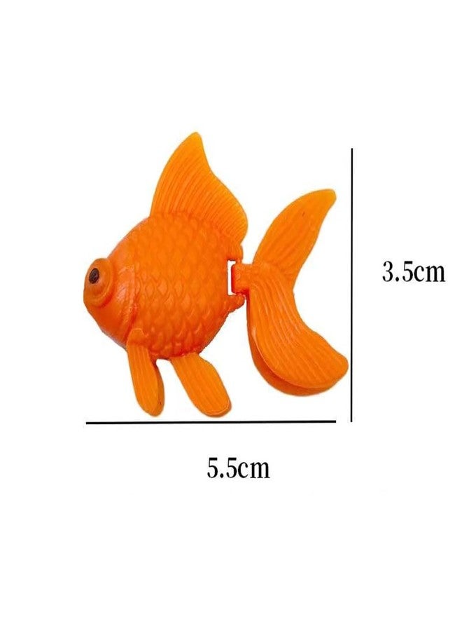 جي شلو ١٠ قطع من أسماك الزينة الاصطناعية العائمة، أسماك بلاستيكية صغيرة متحركة، أسماك ذهبية واقعية مزيفة، مجسمات أسماك ذهبية لطيفة، أسماك كوي محاكاة، زينة لحوض السمك، ديكور للحديقة المنزلية - Image 2