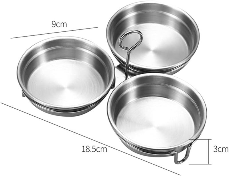 Cabilock 2Pcs Stainless Steel Egg Poacher with Oil Brush Egg Mold Ring for Steaming and Boiling Kitchen Cooking Tool for Indoor Breakfast and Camping - Image 2