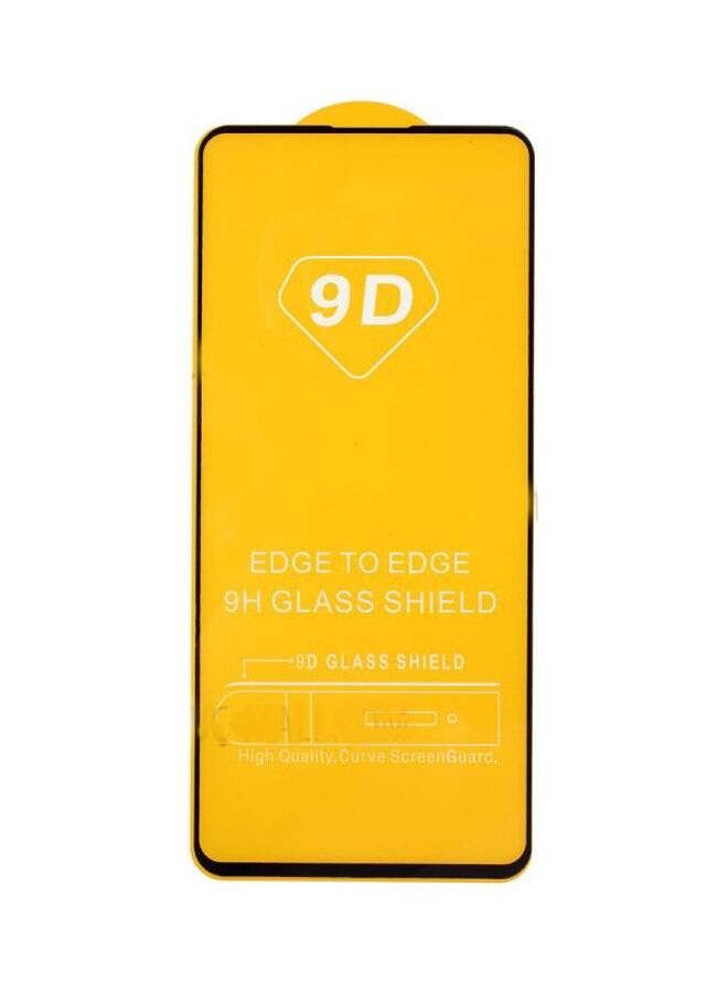 بورتوني زجاج مقوى 9D لهاتف Samsung Galaxy A71 واقي شاشة صمغ كامل أسود - Image 2