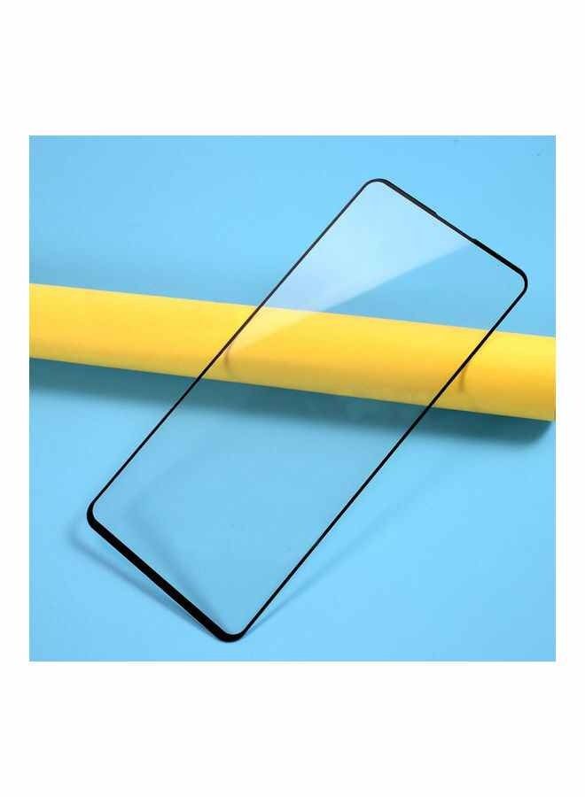 بورتوني زجاج مقوى 9D لهاتف Samsung Galaxy A71 واقي شاشة صمغ كامل أسود - Image 3