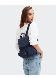 kipling Firefly up small Backpack convertible to shoulder bag Blue Bleu 2  - Image 2