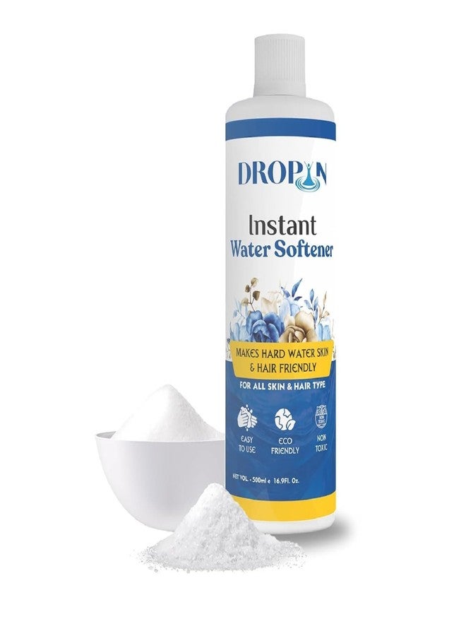 Dropin Water Softener 500ml | Instant Hard Water Softening Agent | Reduces Hair Fall & Skin Irritation | Disables Calcium & Magnesium | pH Balanced Solution | Non Toxic and 100% Safe - Image 1