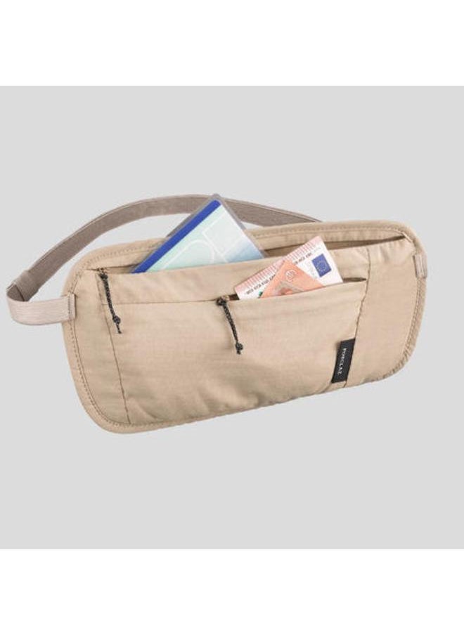 فوركلاز شنطة خفية بحزام وسط للسفر والمشي لمسافات طويلة - TRAVEL RFID بيج  - Image 4