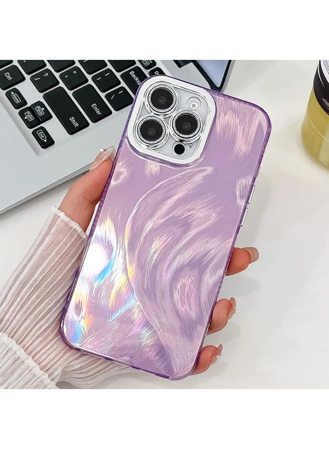 زبون جراب لهاتف iPhone 13 Pro مصنوع من مادة TPU اللامعة مع غشاء عدسة - Image 1