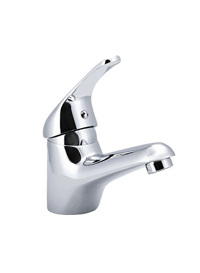 Geepas GSW61088 Cara Single Lever Wash Basin Mixer - High Quality Ceramic Brass Cartridge Single Hole | 0.2MPa to 0.8MPa Water Pressure | Ideal for Wash Basin Bathroom & Lavatory - Image 1