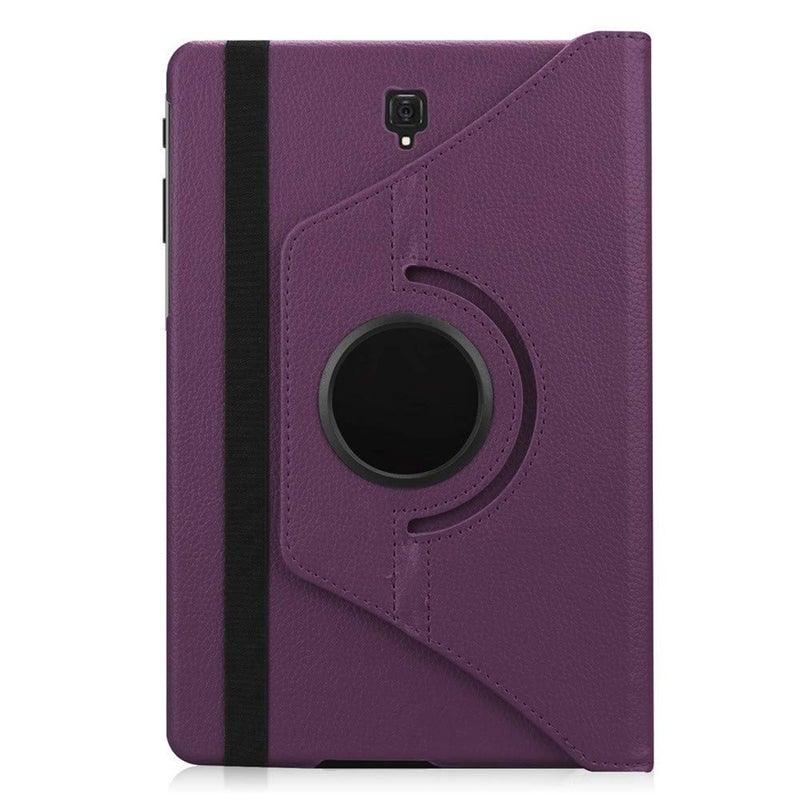 erorex Litchi Texture Horizontal Flip 360 Degrees Rotation Leather Case For Galaxy Tab S4 10.5 T830 / T835, With Holder (Purple) - Image 3