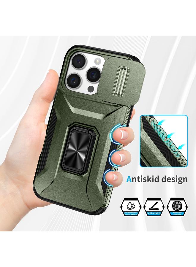 اس-توب جراب لهاتف iPhone 16 Pro Max مع حامل كاميرا منزلق - Image 5