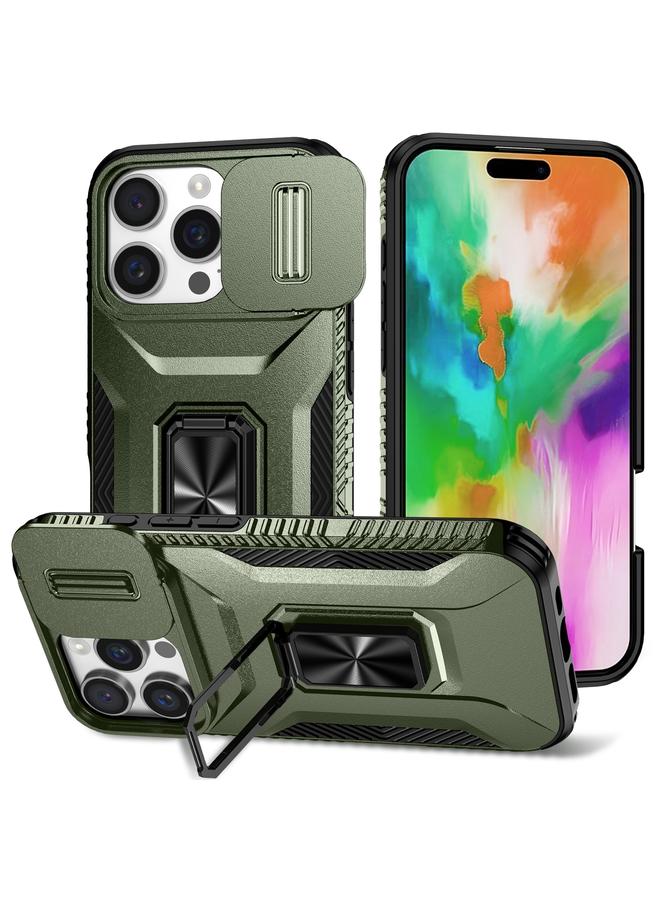 اس-توب جراب لهاتف iPhone 16 Pro Max مع حامل كاميرا منزلق - Image 1