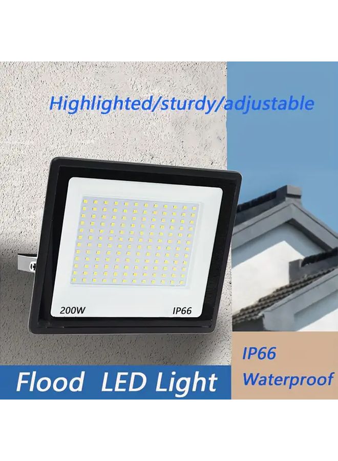 200W LED Flood Light Cold White Outdoor Spotlight For Garden Park Stadium - Image 2