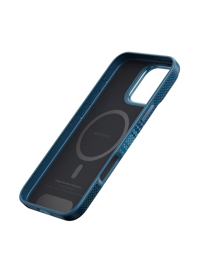 حافظة PITAKA العسكرية الواقية لهاتف iPhone 16 Pro Max - Moonrise