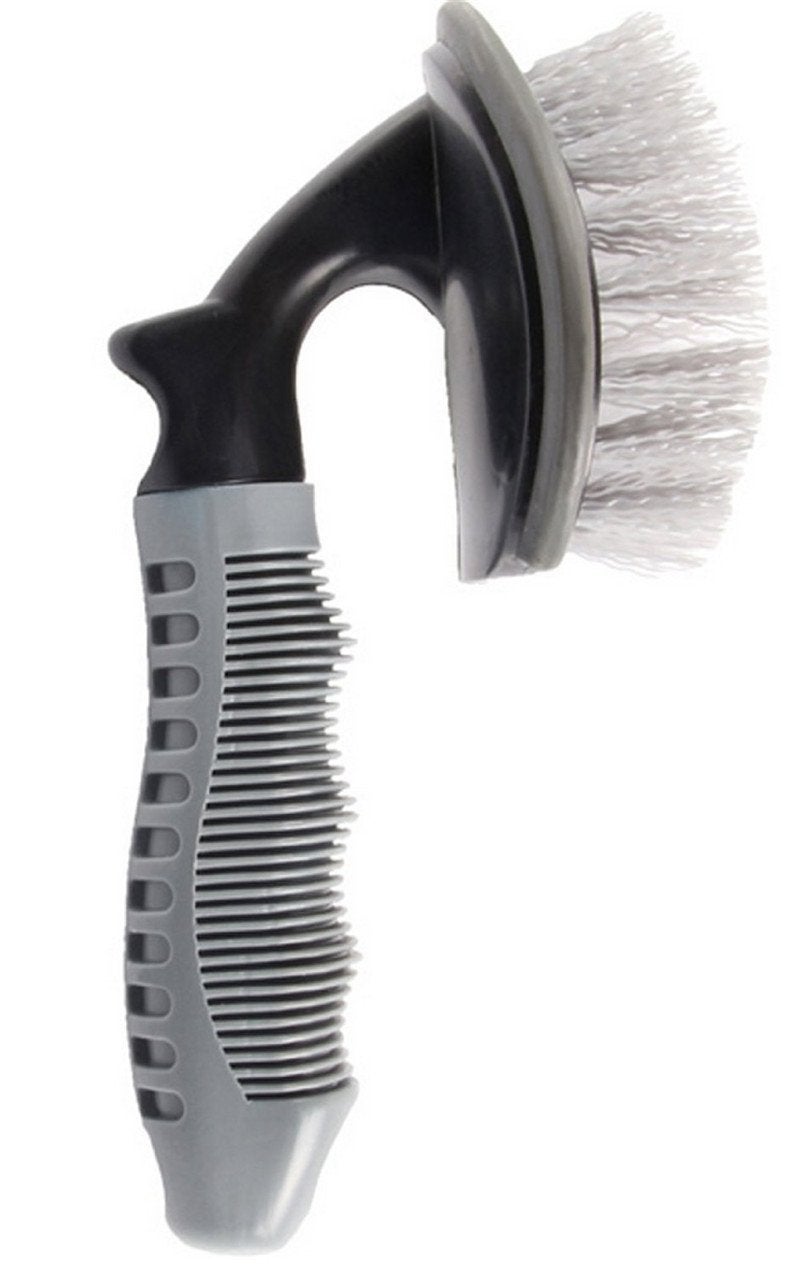 AKSMIT 2 Pcs Brush Tire Cleaning Brush Brush for Cleaning Car Wheel Hub Wheel Tire Rim Scrub Brush Hub Clean Wash UsefulCleaning Tool,Set of 2 Brushes for Toyota Fortuner - Image 2