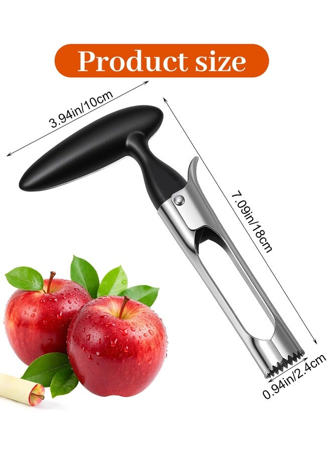 Apple Corer Tool, Premium Stainless Steel Apple Core Remover With Ergonomic Non-Slip Handle, Easy To Use AppleCorer, Dishwasher Safe Corer Tool Kitchen For Apples, Pears - Image 2