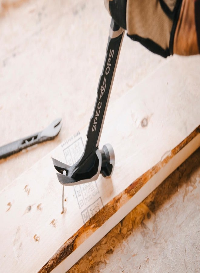 Spec-Ops Spec Ops Tools Framing Hammer, 28 oz, Rip Claw, Milled Face, Soft Mallet Cap, Shock-Absorbing Grip, 3% Donated to Veterans - Image 5