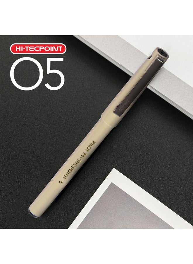 بايلوت قلم حبر جاف بايلوت هاي تيك بوينت O5 برأس رفيع للغاية مقاس 0.5 مم | حبر أسود، عبوة من 12 قلمًا - Image 2