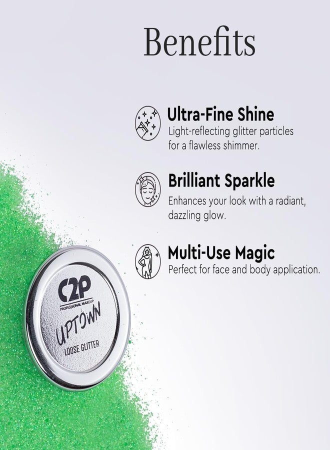 C2P PROFESSIONAL MAKEUP C2P Pro Sparkle Duo Glitter and Glue Kit - Eyeshadow for Eye & Body Makeup | Waterproof, Quick-Drying for Stunning Shimmer Looks (Choice 23) - Image 5