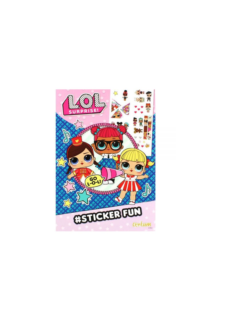 coloring book and stickers lol