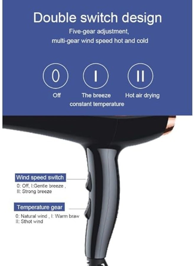 Daling Professional Hair Dryer 2800W Fast Drying Anions Hair Care - Image 3