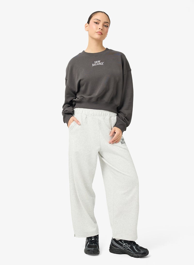 New Balance Linear Heritage French Terry  Sweatshirt - Image 4