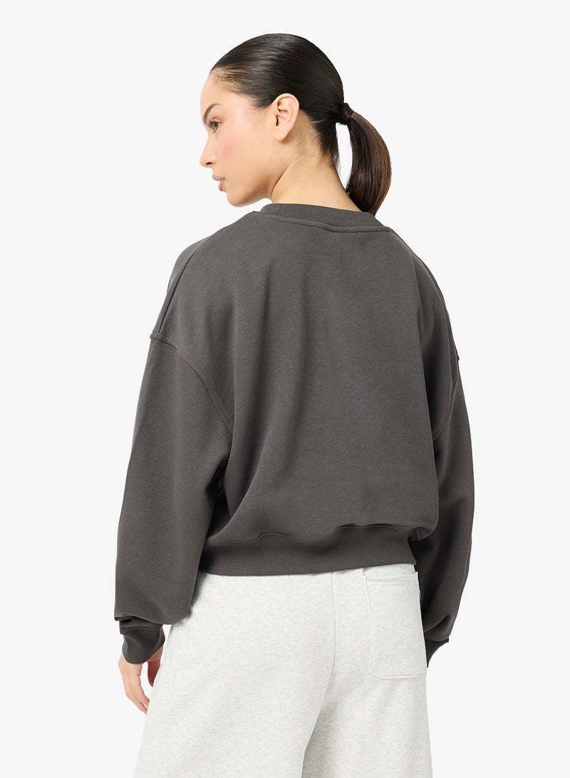 New Balance Linear Heritage French Terry  Sweatshirt - Image 2
