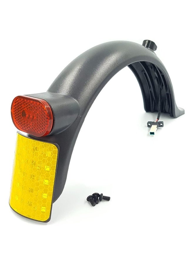 Generic Rear Fender Mudguard with Led Light Compatible For Xiaomi M365 1S Essential Pro 2 Electric Scooter - Spare Parts for E-scooter  - Image 3