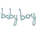 Tellpet Baby Boy Balloons Blue Baby Boy Letter Balloon Baby Shower Decorations - Image 4