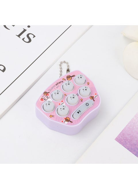 Tetris Game Palm Childhood Mini Version Mute Retro Nostalgic Tetris Boring Decompression-Model:Purple [hamster Game Machine] Level 68