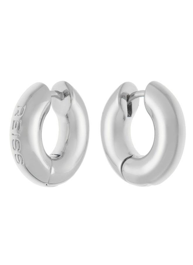 REISS Olivia: Plain Huggie Earring  - Image 3