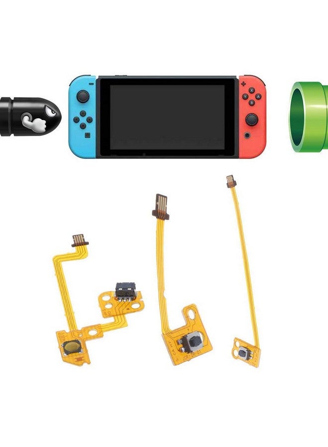 Ximimark 2 Pcs L Button Key Ribbon Flex Cable Replacement Part For Nintendo Switch Joy Con Controller Buttons Cable Gai - Image 2