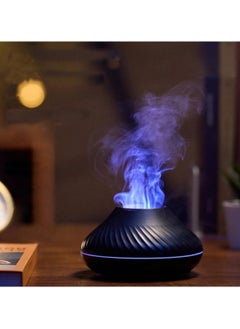 Arabest Essential Oil Diffuser, Aromatherapy Fragrant Diffuser Flame Aroma Infuser for Essential Oils Cool Mist Humidifier 7 Colorful Lights 130ML  - Image 1
