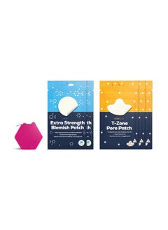HANHOO Hanhoo TZone Pore Patch On the Go Blemish Patch and Extra Strength Blemish Patch Bundle 204 Total Patches Shrinks Pimples Absorbs Fluid Invisible Pimple Patches Korean Skincare 