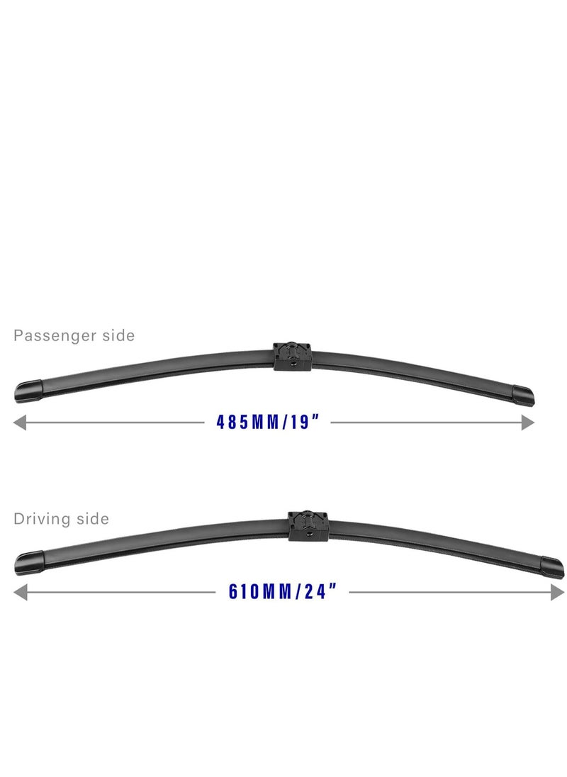 CRYSTAL - Specialized Wiper Blade Kit - BMW 318 - 19``-24`` - MT BEST BUY - Image 1