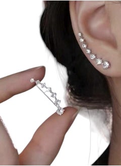 YUCCA A Pair of French Style Hoop Earrings Made of Fashionable Alloy, Elegant and Simple Design  - Image 1