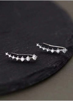 YUCCA A Pair of French Style Hoop Earrings Made of Fashionable Alloy, Elegant and Simple Design  - Image 3