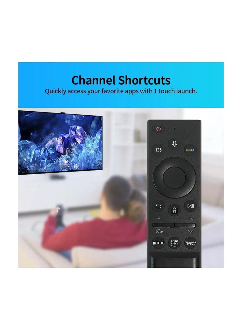 BN59-01363A Voice Remote Control for Samsung Smart TV NEO QLED/QLED Series, Compatible with QN43LS03AAFXZA QN55LS03AAFXZA