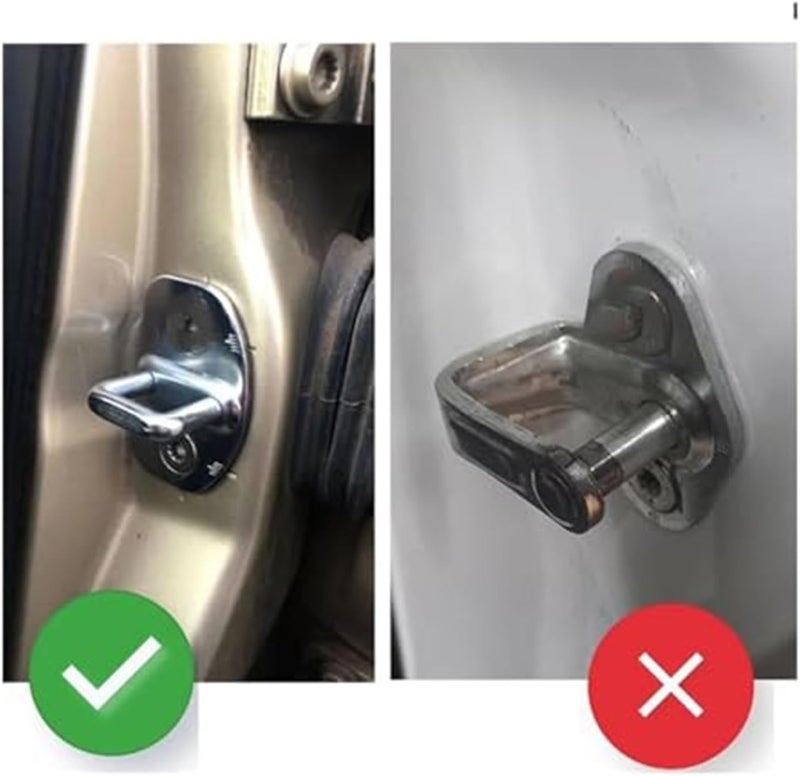 QASULER 4PCS Car Door Shock Absorber Dampers - Image 4