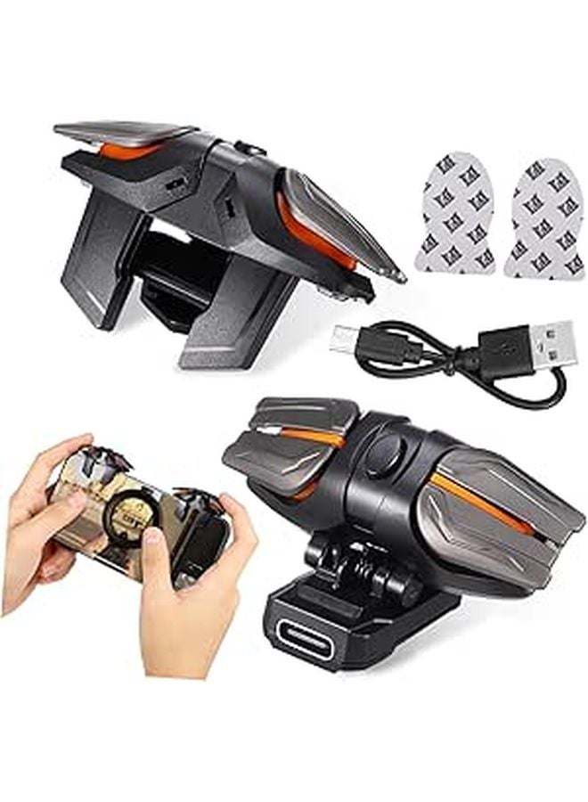 Mobile Phone Gaming Controller Triggers Gloves with Charging Cable - Image 1