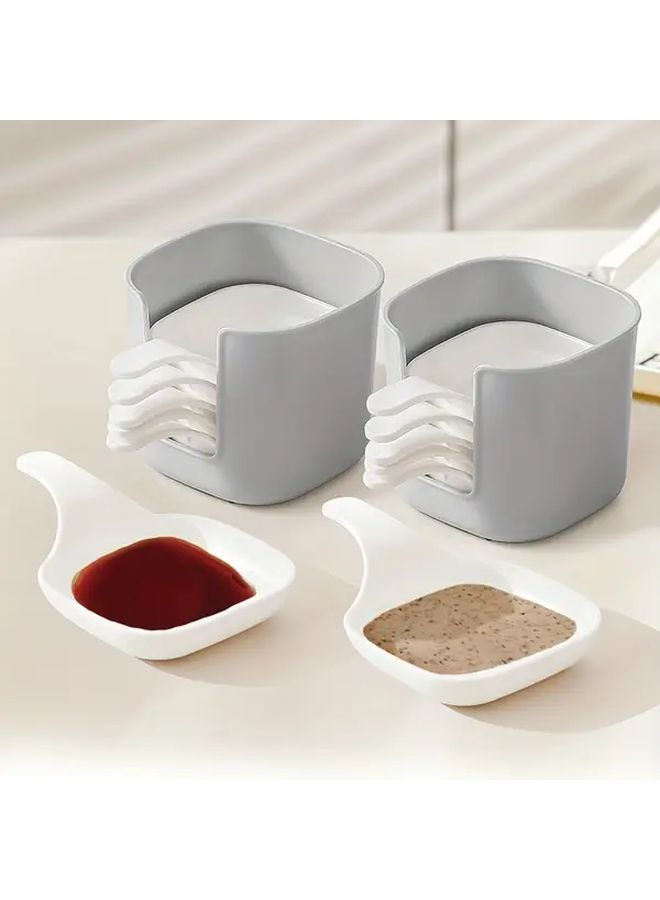 7 Piece Set Multifunctional Sauce Dip Dish Kitchen And Restaurant Supplies - Image 1