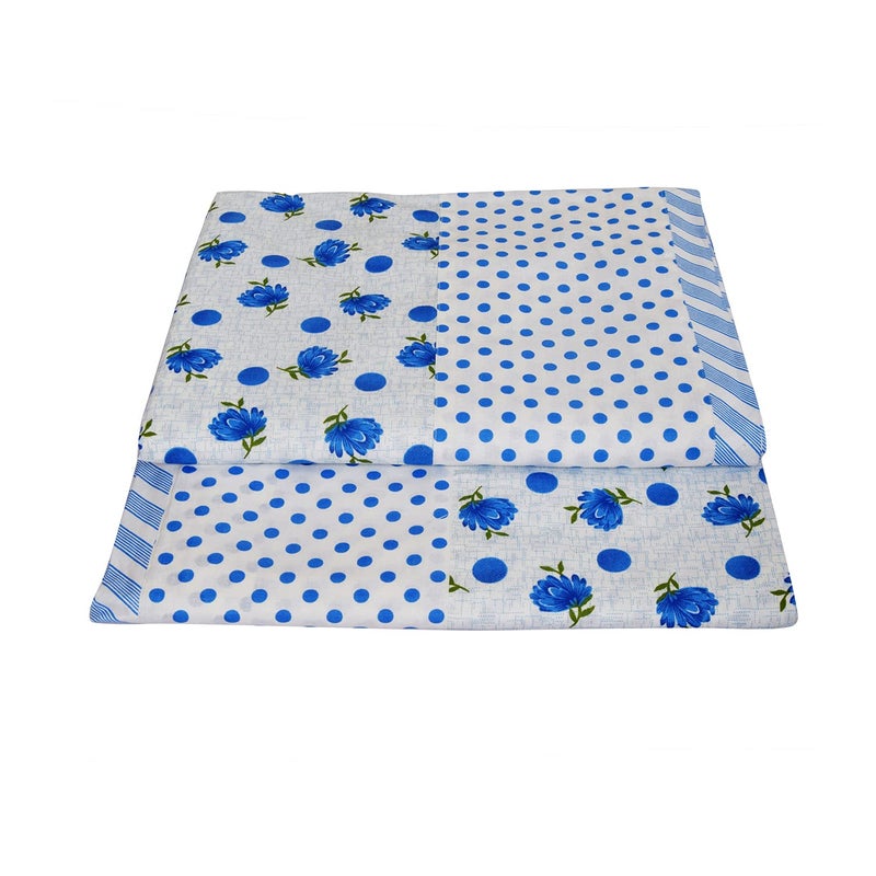 Kuber Industries Flower Printed Reversible AC Dohar, 60"x90" (Blue)-HS_38_KUBMART21314 - Image 3