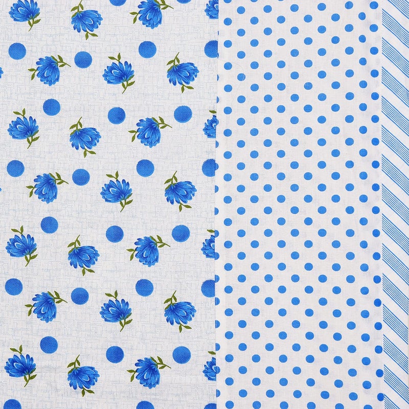 Kuber Industries Flower Printed Reversible AC Dohar, 60"x90" (Blue)-HS_38_KUBMART21314 - Image 5